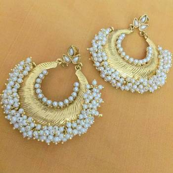 White Cubic Zirconia danglers-drops 1