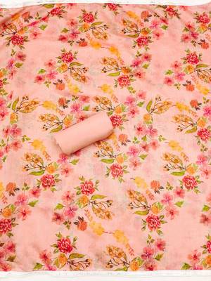 Peach embroidered chanderi silk salwar 4