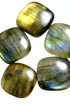Natural Labradorite at Wholesale Rate 9.25 Ratti 8.36 Carat Cushion Shape मोरपंखी Loose Gemstone For Jewelry Making 1 Pc