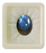 Natural Labradorite at Wholesale Rate 6.25 Ratti 5.68 Carat Oval Shape मोरपंखी Loose Gemstone Astrology Purpose 1 Pcs