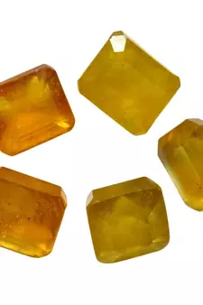 Natural Yellow Sapphire at Wholesale Rate 7.25 Ratti 6.89 Carat Square Shape पुखराज Loose Gemstone Jewelry Making 1 Pcs