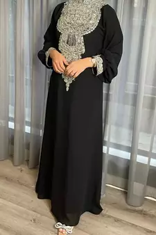 Sale Royal Fashion Dubai Beaded Kaftan Abaya Party African Clothing Crystal Fancy Work New Collection Dresses