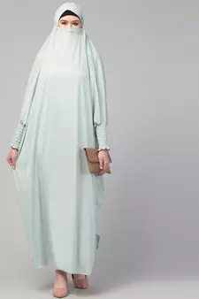 Nazneen Extra Nose Piece Head To Toe Free Size Jilbab
