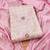 Pink printed chanderi silk salwar
