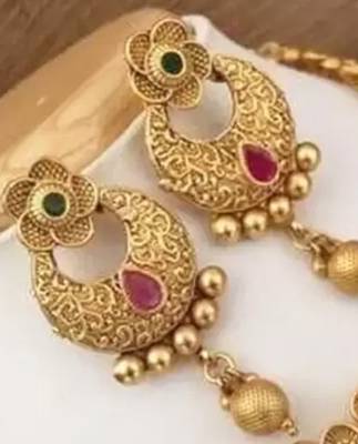 Alyesha Latest Stylish Choker Traditional Necklace Jewellery Set for Women 2