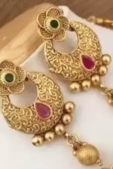Alyesha Latest Stylish Choker Traditional Necklace Jewellery Set for Women
