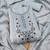 Grey hand embroidery chanderi silk salwar