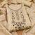Beige hand embroidery chanderi silk salwar