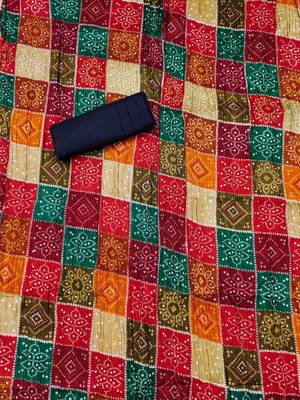 Navy-blue embroidered cotton salwar 4