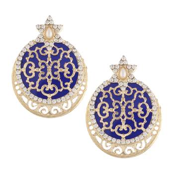 Ethnic Indian Bollywood Fashion Jewelry Set Traditional Earrings 1