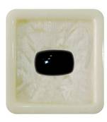 Natural Black Onyx at Wholesale Rate Fine Quality 5.25 Ratti 4.77 Carat Rectangle Shape Haqiq Loose Gemstone 1 Pcs