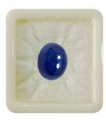 Natural Blue Sapphire at Wholesale Rate Fine Quality 9.25 Ratti 8.36 Carat Cabachon Oval Shape Loose Gemstone 1 Pcs