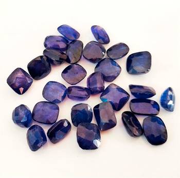 Natural Blue Sapphire at Wholesale Rate Fine Quality 6.25 Ratti 5.68 Carat Cushion Shape Nilam Loose Gemstone 1 Pcs 3