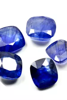 Natural Blue Sapphire at Wholesale Rate Fine Quality 8.25 Ratti 7.5 Carat Cushion Shape Nilam Loose Gemstone 1 Pcs