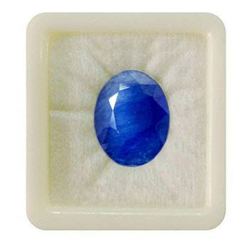 Natural Blue Sapphire at Wholesale Rate Fine Quality 3.25 Ratti 2.95 Carat Oval Shape Nilam Loose Gemstone 1 Pcs 1