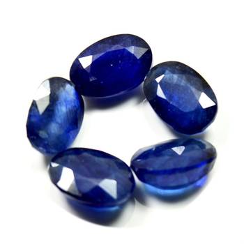 Natural Blue Sapphire at Wholesale Rate Fine Quality 3.25 Ratti 2.95 Carat Oval Shape Nilam Loose Gemstone 1 Pcs 2