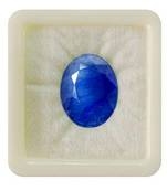 Natural Blue Sapphire at Wholesale Rate Fine Quality 4.25 Ratti 3.86 Carat Oval Shape Nilam Loose Gemstone 1 Pcs