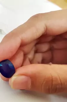 Natural Blue Sapphire at Wholesale Rate Fine Quality 7.25 Ratti 6.89 Carat Oval Shape Nilam Loose Gemstone 1 Pcs