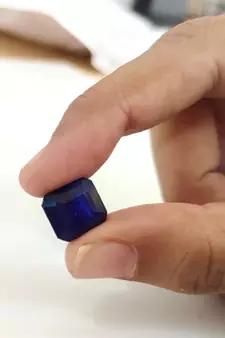 Natural Blue Sapphire at Wholesale Rate Fine Quality 11.25 Ratti 10.12 Carat Octogan Shape Nilam Loose Gemstone 1 Pcs