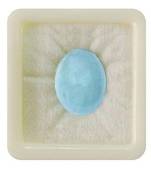 Natural Aquamarine at Wholesale Rate Fine Quality 4.25 Ratti 3.86 Carat Cabochon Oval Shape Beruj Loose Gemstone 1 Pcs