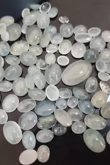 Natural Aquamarine at Wholesale Rate Fine Quality 5.25 Ratti 4.77 Carat Cabochon Oval Shape Beruj Loose Gemstone 1 Pcs