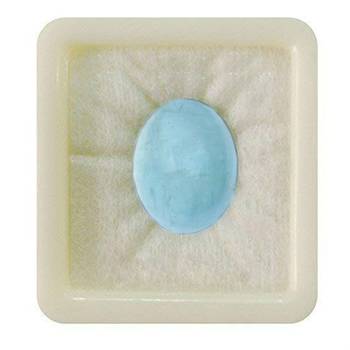 Natural Aquamarine at Wholesale Rate Fine Quality 11.25 Ratti 10.12 Carat Cabochon Oval Shape Beruj Loose Gemstone 1 Pcs 1