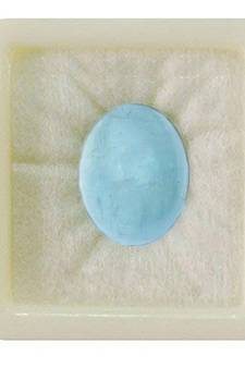 Natural Aquamarine at Wholesale Rate Fine Quality 12.25 Ratti 11 Carat Cabochon Oval Shape Beruj Loose Gemstone 1 Pcs