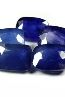 Natural Blue Sapphire at Wholesale Rate Fine Quality 11.25 Ratti 10.12 Carat Rectangle Shape Nilam Loose Gemstone 1 Pcs