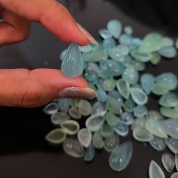Natural Aquamarine at Wholesale Rate Fine Quality 1.25 Ratti 1.13 Carat Pear Shape Beruj Loose Gemstone 1 Pcs 4