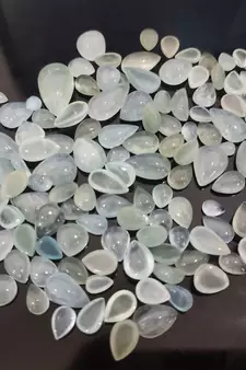 Natural Aquamarine at Wholesale Rate Fine Quality 9.25 Ratti 8.36 Carat Pear Shape Beruj Loose Gemstone 1 Pcs