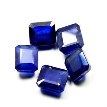 Natural Blue Sapphire at Wholesale Rate Fine Quality 6.25 Ratti 5.68 Carat Square Shape Nilam Loose Gemstone 1 Pcs 2