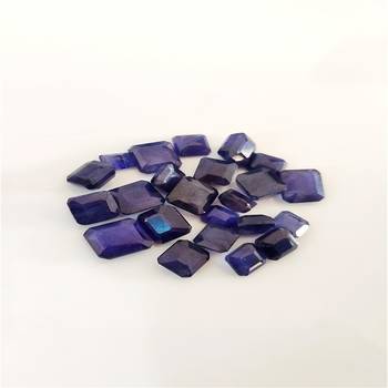 Natural Blue Sapphire at Wholesale Rate Fine Quality 6.25 Ratti 5.68 Carat Square Shape Nilam Loose Gemstone 1 Pcs 3