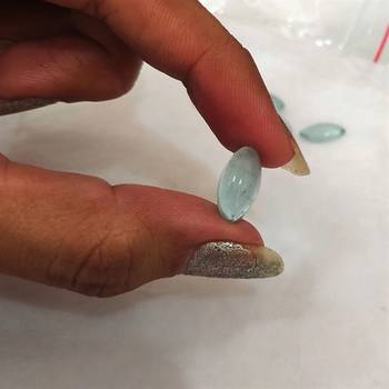 Natural Aquamarine at Wholesale Rate Fine Quality 2.25 Ratti 2.04 Carat Marquise Shape Beruj Loose Gemstone 1 Pcs 4