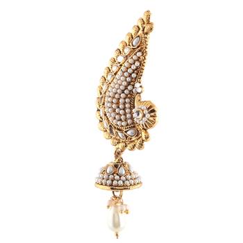 Ethnic Indian Bollywood Fashion Jewelry Set Traditional Cuff Dangler Earrings 2