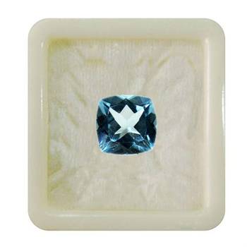 Natural Blue Topaz at Wholesale Rate Fine Quality 4.25 Ratti 3.86 Carat Cushion Shape Loose Gemstone 1 Pcs 1