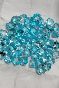 Natural Blue Topaz at Wholesale Rate Fine Quality 4.25 Ratti 3.86 Carat Cushion Shape Loose Gemstone 1 Pcs