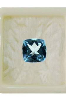Natural Blue Topaz at Wholesale Rate Fine Quality 5.25 Ratti 4.77 Carat Cushion Shape Loose Gemstone 1 Pcs