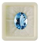 Natural Blue Topaz at Wholesale Rate Fine Quality 3.25 Ratti 2.95 Carat Oval Shape Loose Gemstone 1 Pcs