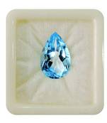 Natural Blue Topaz at Wholesale Rate Fine Quality 4.25 Ratti 3.86 Carat Pear Shape Loose Gemstone 1 Pcs