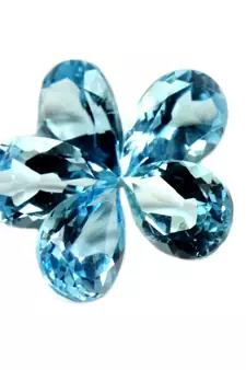 Natural Blue Topaz at Wholesale Rate Fine Quality 9.25 Ratti 8.36 Carat Pear Shape Loose Gemstone 1 Pcs