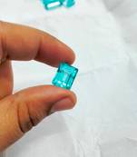 Natural Blue Topaz at Wholesale Rate Fine Quality 5.25 Ratti 4.77 Carat Rectangle Shape Loose Gemstone 1 Pcs