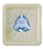 Natural Blue Topaz at Wholesale Rate Fine Quality 4.25 Ratti 3.86 Carat Trillion Shape Loose Gemstone 1 Pcs