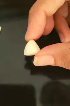 Natural White Coral at Wholesale Rate 8.25 Ratti 7.5 Carat Trillion Shape मूंगा Loose Gemstone for Jewelry Making 1 Pcs