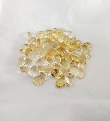 Natural Citrine at Wholesale Rate Fine Quality 7.25 Ratti 6.89 Carat Oval Shape Sunela Loose Gemstone Rashi Ratan1 Pcs 3