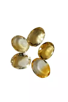 Natural Citrine at Wholesale Rate Fine Quality 11.25 Ratti 10.12 Carat Oval Shape Sunela Loose Gemstone Rashi Ratan1 Pcs