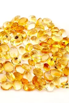 Natural Brandy Citrine at Wholesale Rate Fine Quality 3.25 Ratti 2.95 Carat Oval Shape Sunela Loose Gemstone 1 Pcs