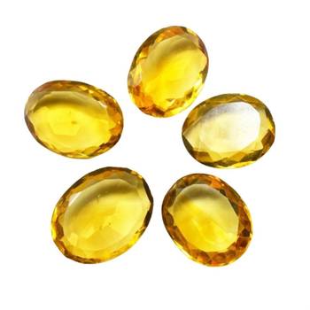 Natural Brandy Citrine at Wholesale Rate Fine Quality 5.25 Ratti 4.77 Carat Oval Shape Sunela Loose Gemstone 1 Pcs 2