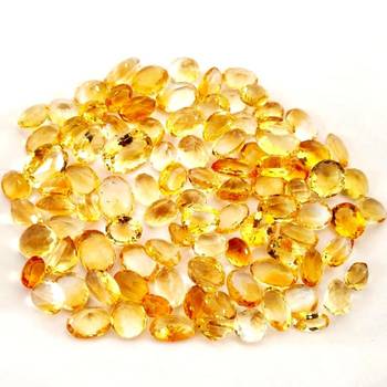 Natural Brandy Citrine at Wholesale Rate Fine Quality 5.25 Ratti 4.77 Carat Oval Shape Sunela Loose Gemstone 1 Pcs 3