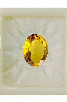 Natural Brandy Citrine at Wholesale Rate Fine Quality 6.25 Ratti 5.68 Carat Oval Shape Sunela Loose Gemstone 1 Pcs