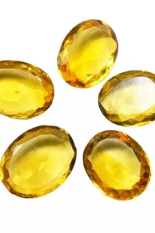 Natural Brandy Citrine at Wholesale Rate Fine Quality 6.25 Ratti 5.68 Carat Oval Shape Sunela Loose Gemstone 1 Pcs